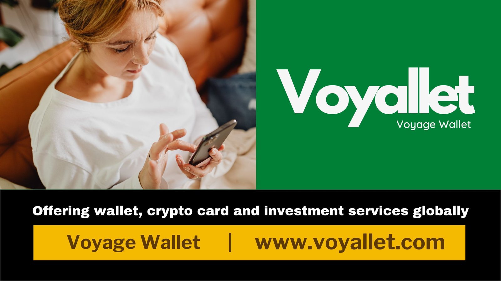 Voyallet.com - Receive, store, invest, stake & spend crypto from your digital wallet or crypto card – fast, secure, and globally accessible.